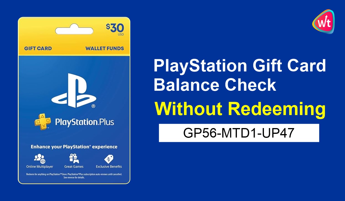 How to Use & Check PlayStation Gift Card Balance